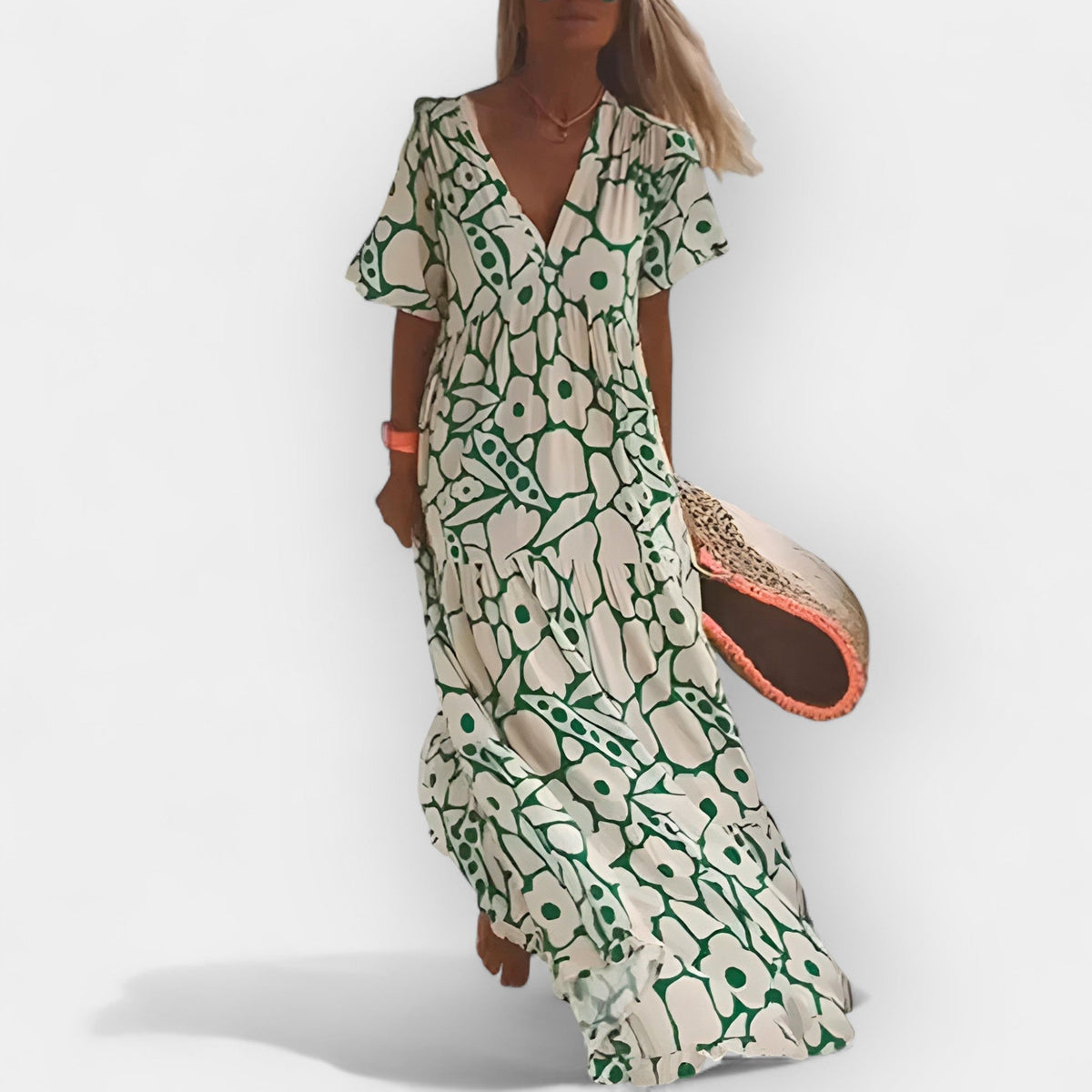 Airy Summer Dress with Pattern