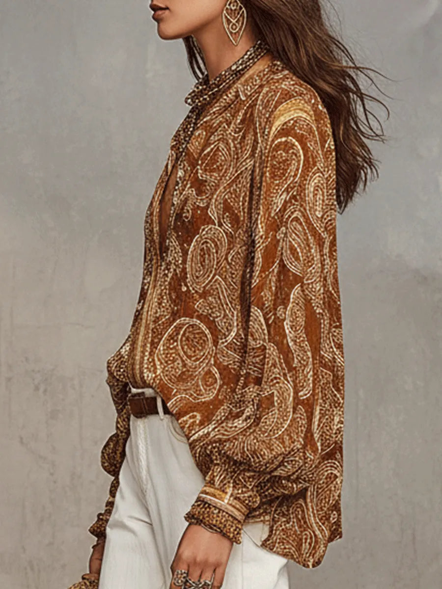 Bohemian Paisley Blouse