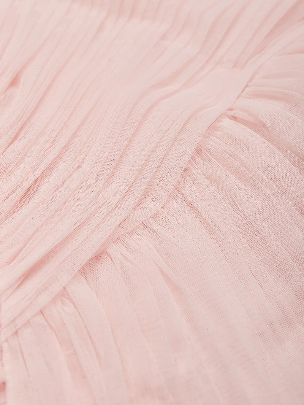 Pink Ruched Slit Tulle Strapless Sleeveless Sheath Gown Dress