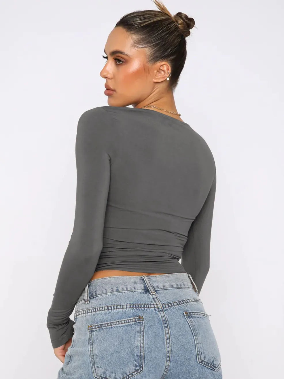 Casual Comfortable Breathable Stretch Long Sleeve Top