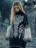 Tribe Totem Women's Crew Neck Long Sweater