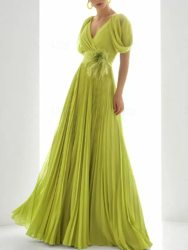 A-line Elegant Dress for Beach Wedding