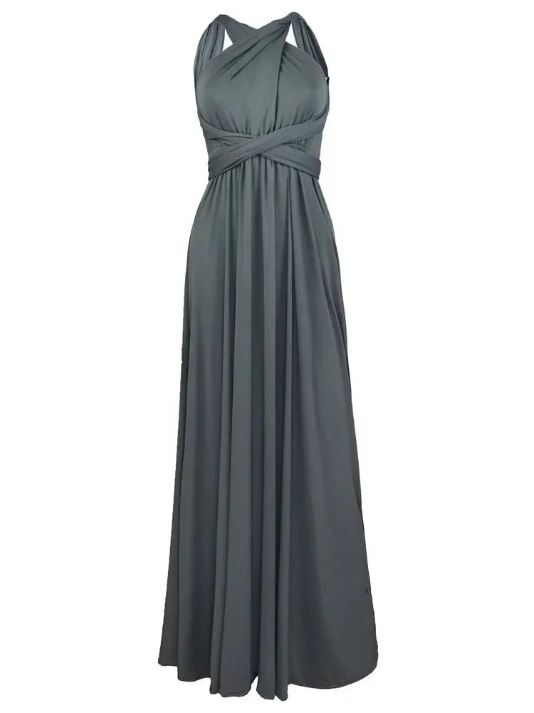 Marzella Multiway Maxi Dress – Tie Wrap Bridesmaid and Formal Occasion Gown in Multiple Colours