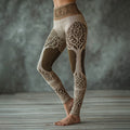 Women's Viking Tree Of Life Pattern Cozy Leggings