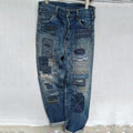 Japanese Style Sashiko Patchwork Inspiration Design Jeans